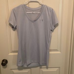 Under Armor Purple/Gray Shirt